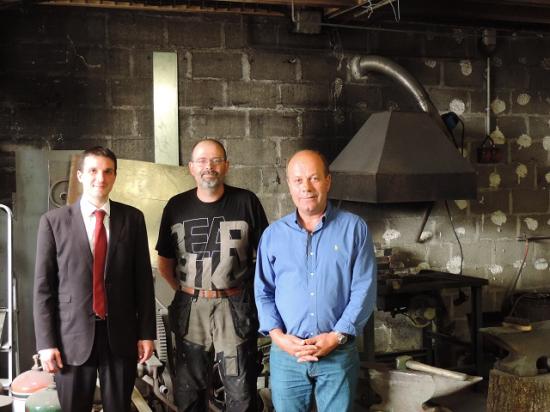 M. le Sous-Préfet de Chinon et M. le Maire de Cravant les Coteaux